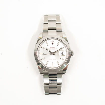 Rolex Datejust 41mm Silver Dial 126300 (2020)