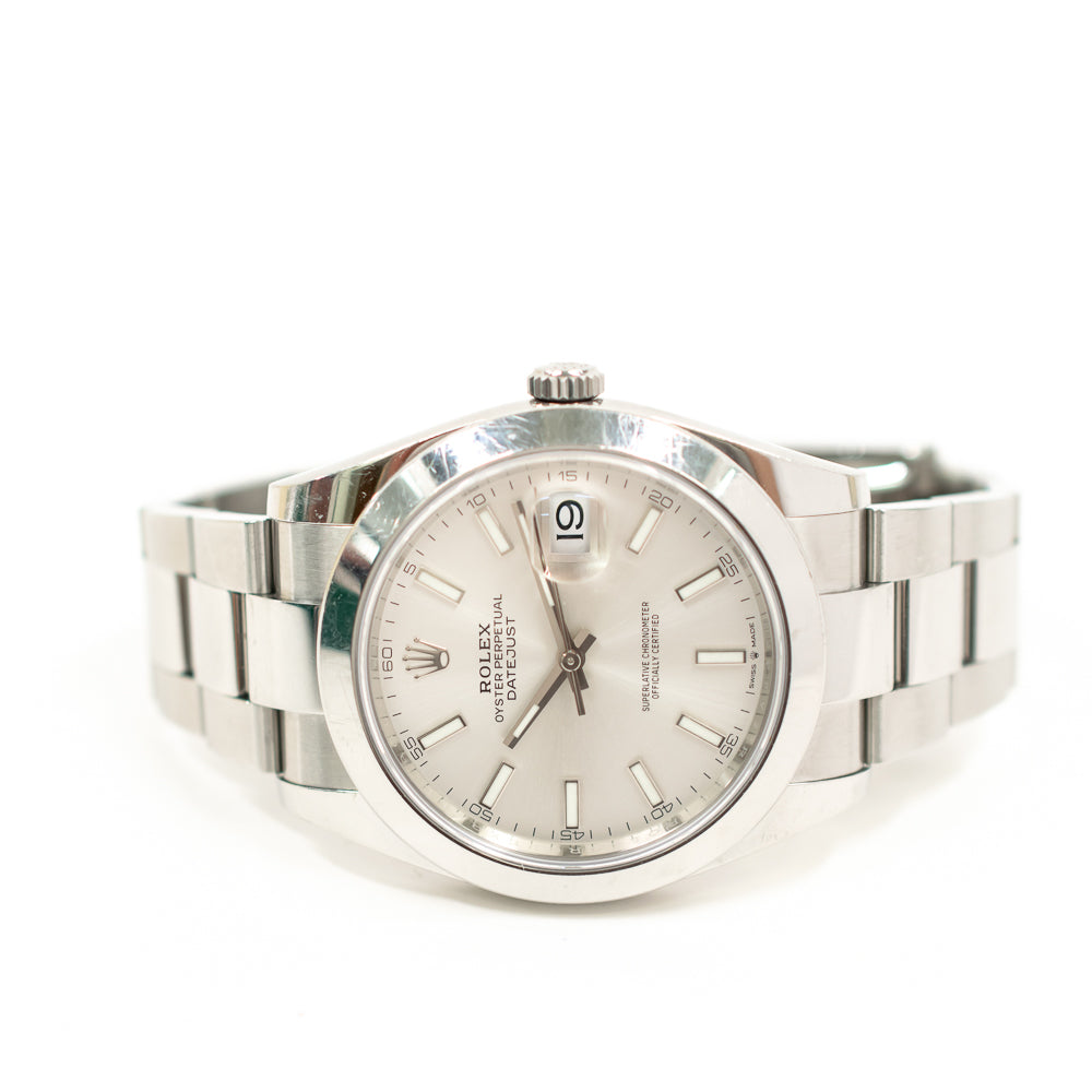 Rolex Datejust 41mm Silver Dial 126300 (2020)