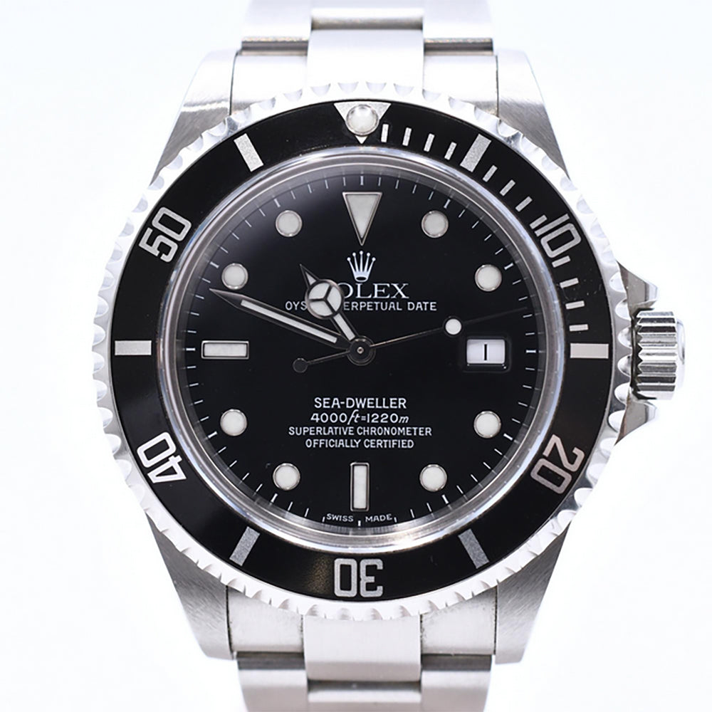 Rolex Sea-Dweller Vintage Plexi 40mm Black Dial 16600 (2004)