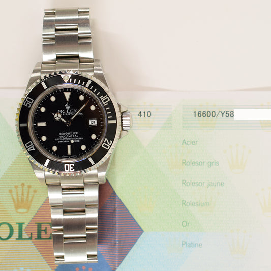 Rolex Sea-Dweller Vintage Plexi 40mm Black Dial 16600 (2004)