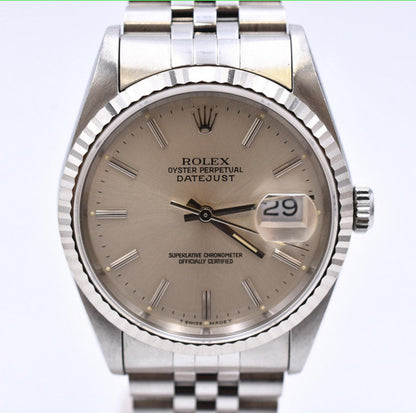 Rolex Datejust 36mm Silver Dial 16234 (1994)