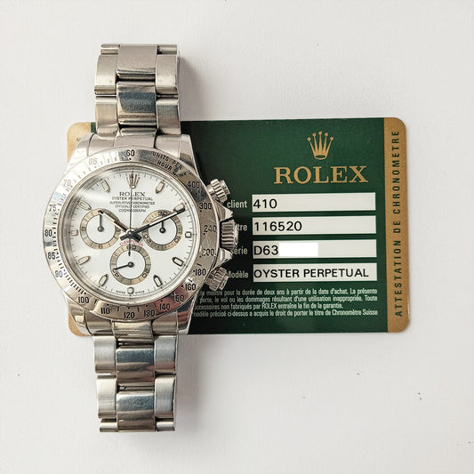 Rolex Daytona White Dial 116520 (2008)