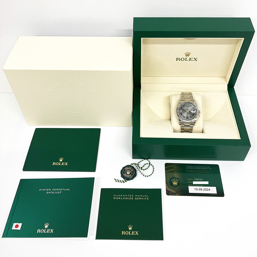 Rolex Datejust 36mm Wimbledon Dial 126234