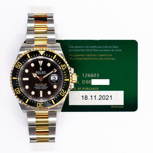 Rolex Sea-Dweller 43mm Black Dial 126603 (2021)