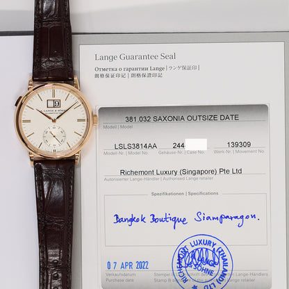 A. Lange & Söhne 381.032 (2022)
