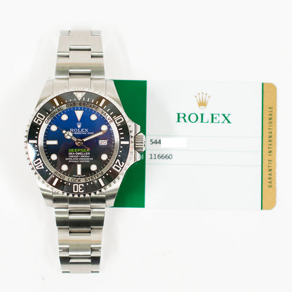 Rolex Sea Dweller Deep Sea 44mm D-Blue Dial 116660 (2016)