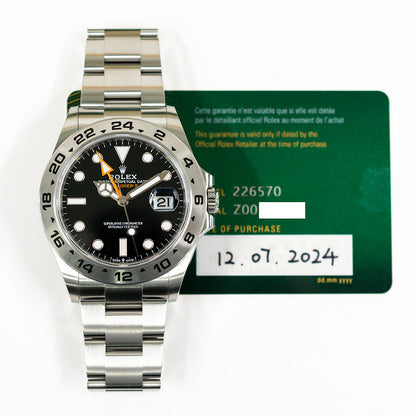 Rolex Explorer II 42mm Black Dial 226570 (2024)