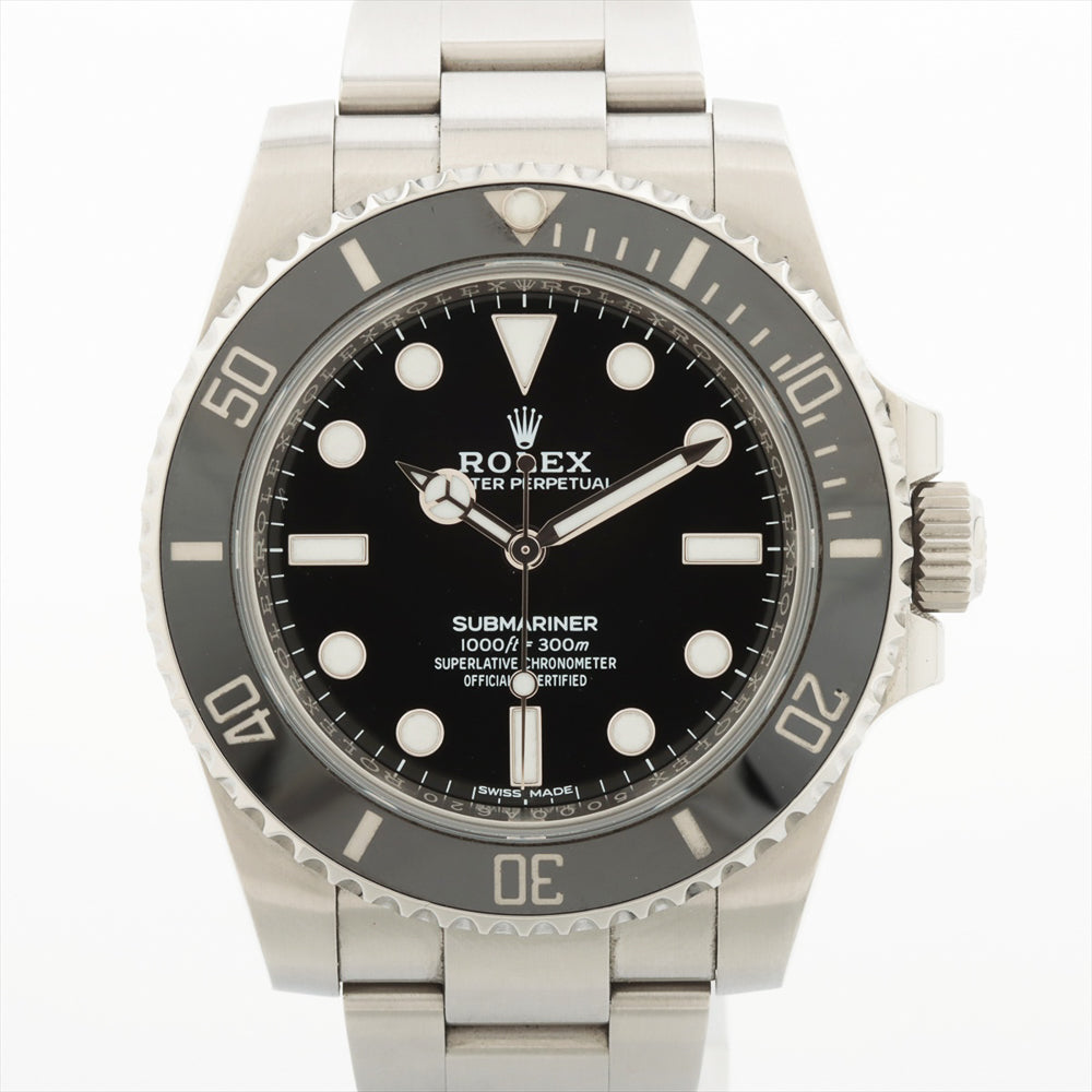 Rolex Submariner No Date 40mm Black Dial 114060 (2018)