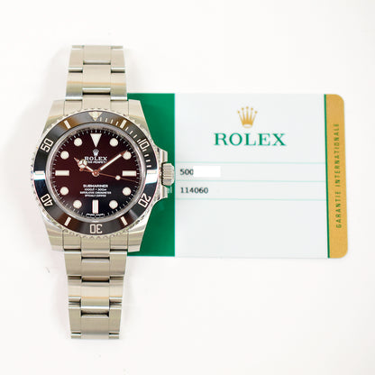 Rolex Submariner No Date 40mm Black Dial 114060 (2018)