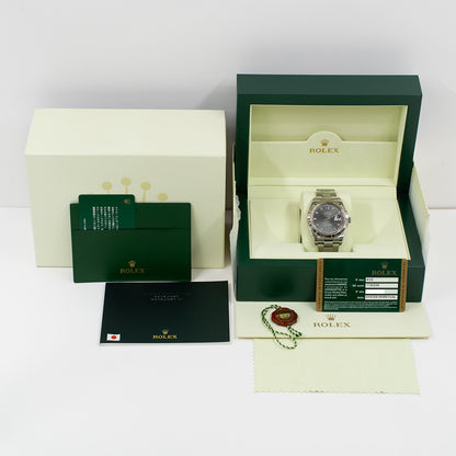 Rolex Datejust II Slate Diamond Dial 116334G (2014)