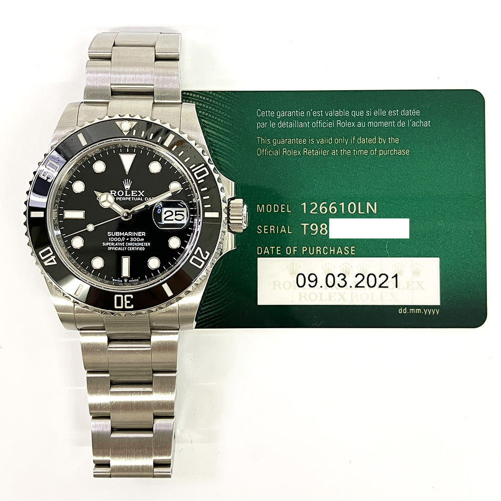 Rolex Submariner Date Black Dial 126610LN