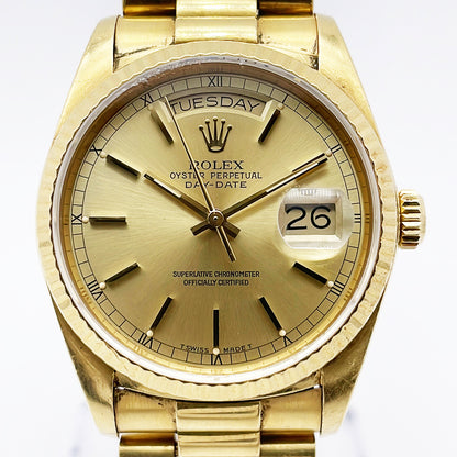 Rolex Day-Date 36mm Champagne Dial 18038