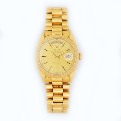 Rolex Day-Date 36mm Champagne Dial 18038