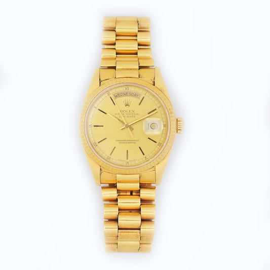 Rolex Day-Date 36mm Champagne Dial 18038
