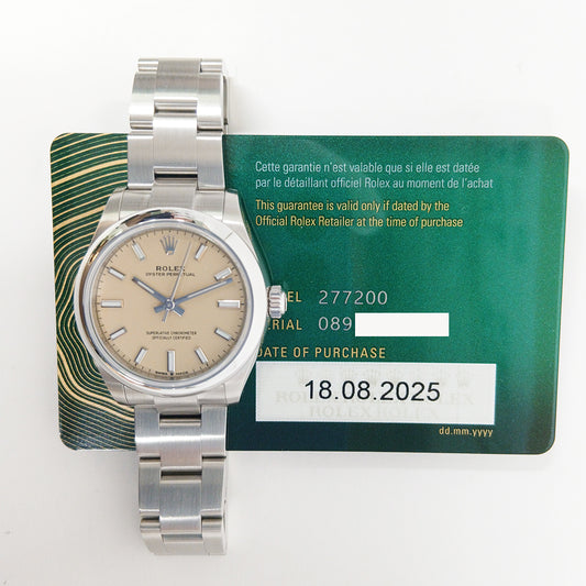 Rolex Oyster Perpetual 31mm Beige Dial 277200 (2025)
