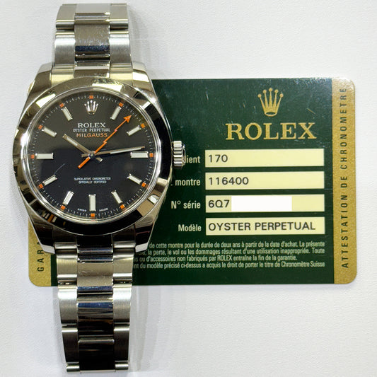 Rolex Milgauss Black Dial 116400 (2013)