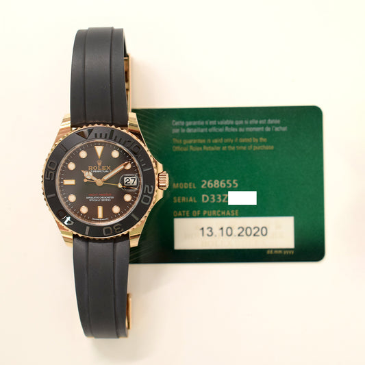 Rolex Yacht-Master 37mm Black Dial 268655 (2020)