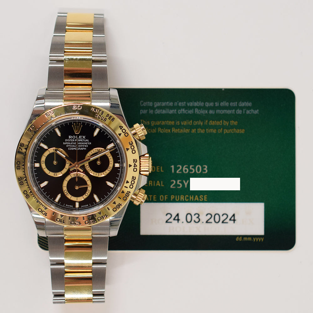 Rolex Daytona Black Dial 126503 (2024)