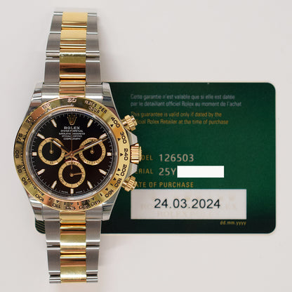 Rolex Daytona Black Dial 126503 (2024)