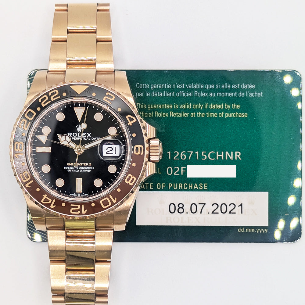Rolex GMT-Master II "Root Beer" 126715CHNR (2021)