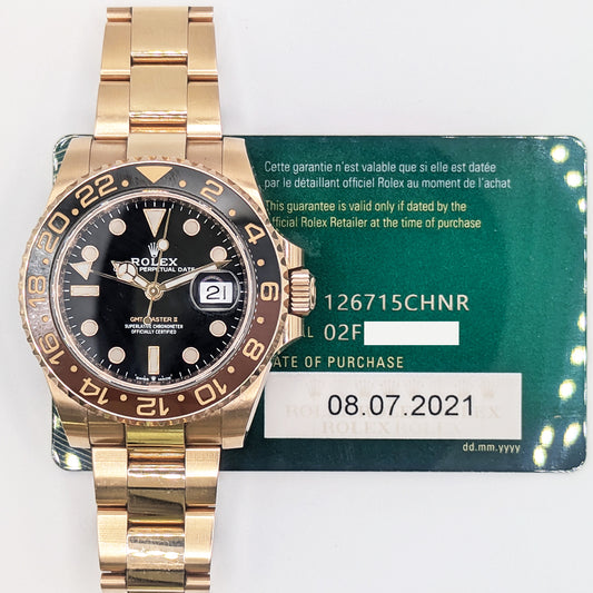 Rolex GMT-Master II "Root Beer" 126715CHNR (2021)
