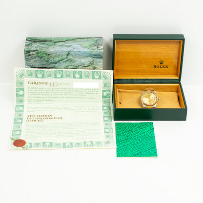 Rolex Datejust 36mm Champagne Diamond Dial 16233G