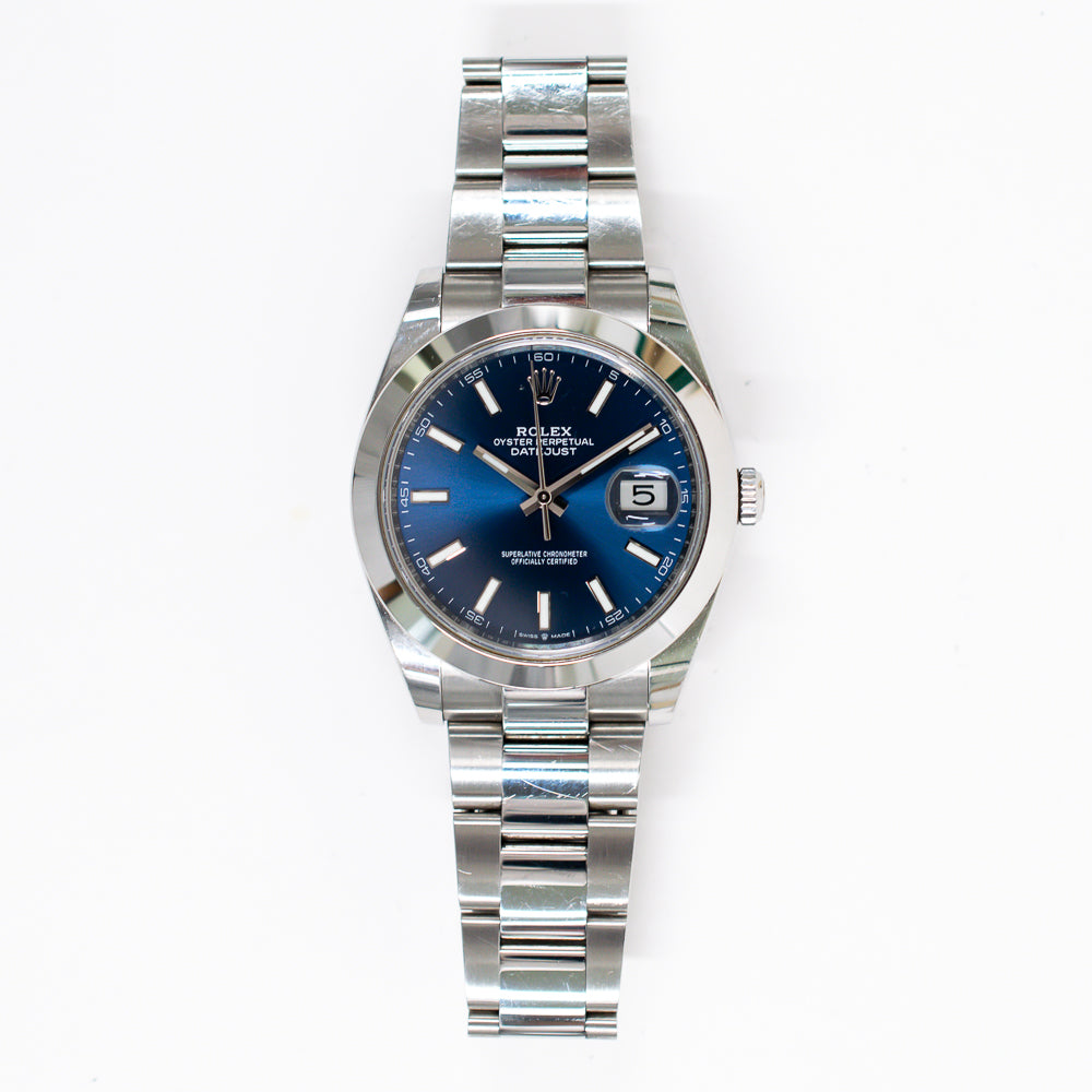 Rolex Datejust 41mm Blue Dial 126300 (2024)