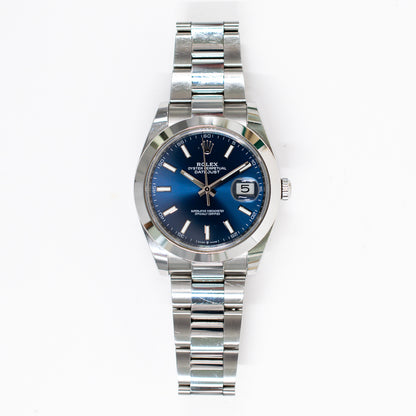 Rolex Datejust 41mm Blue Dial 126300 (2024)