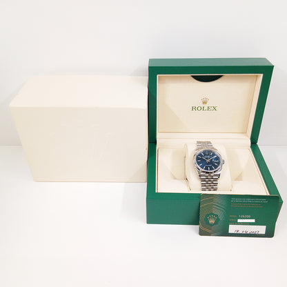 Rolex Datejust 36mm Blue Dial 126200 (2022)