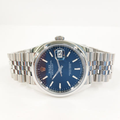 Rolex Datejust 36mm Blue Dial 126200 (2022)