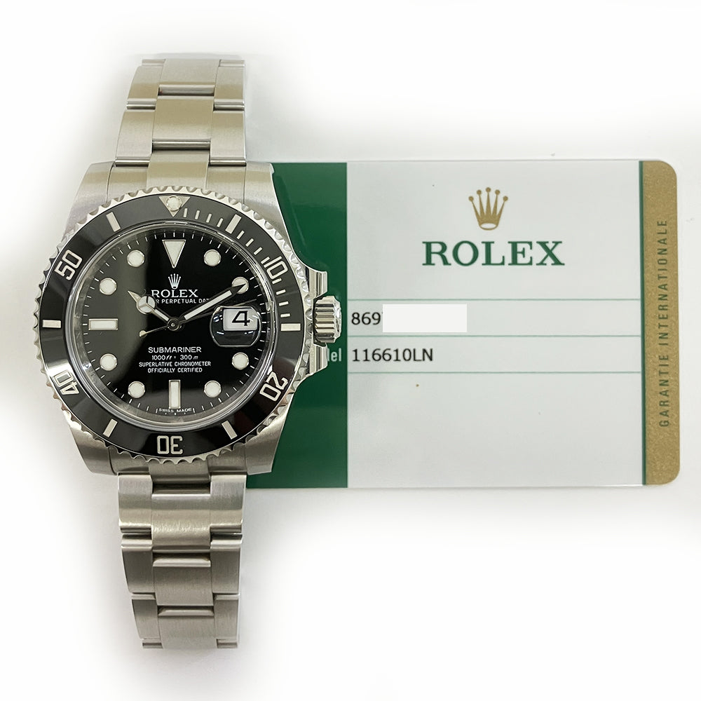 Rolex Submariner Date Black Dial 116610LN