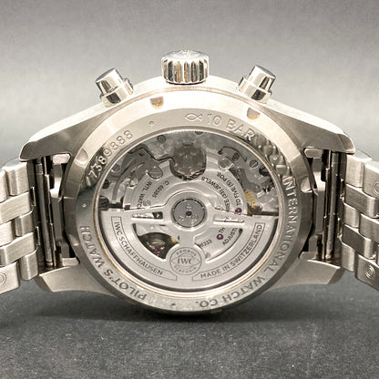 Pilot's Watch 41mm Chronograph Stainless Steel Black Dial IW388113 (2023)