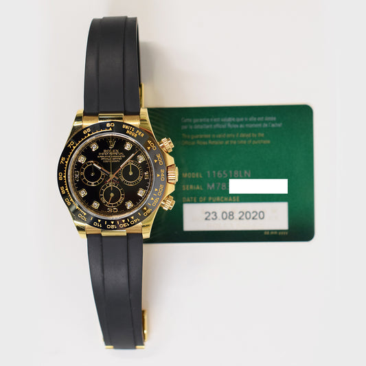 Rolex Daytona Black Diamond Dial 116518LN (2020)