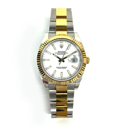 Rolex Datejust 41mm White Dial Oyster 126333