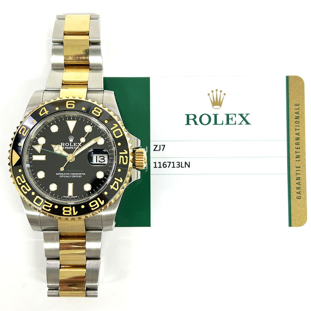 Rolex GMT-Master II Black Dial 116713LN