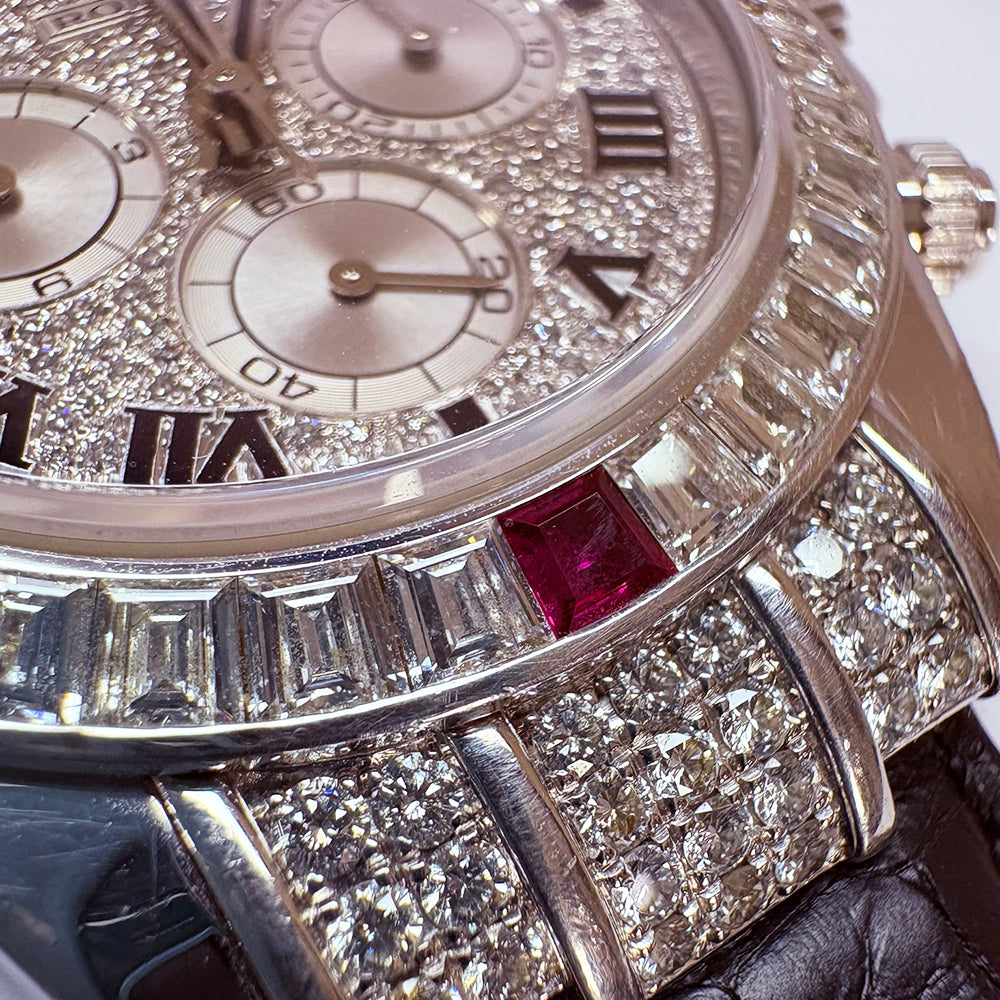 Rolex Daytona Pave Diamond Dial 116599 4RU ZER