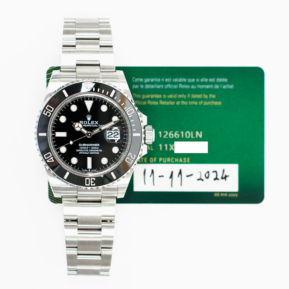Rolex Submariner Date 41mm Black Dial 126610LN (2024)