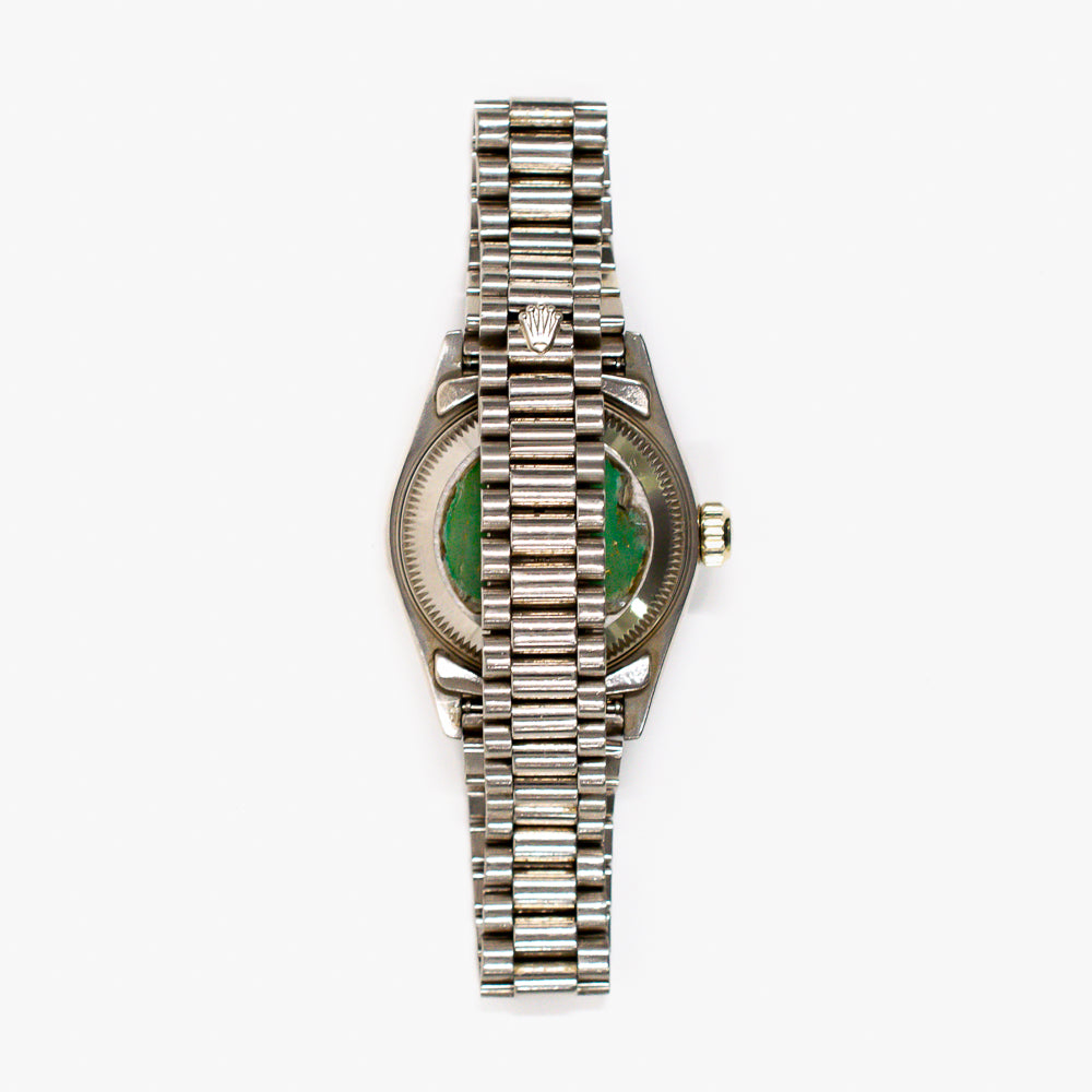 Rolex Lady Datejust 26mm Silver Diamond Dial 69139G (1992)