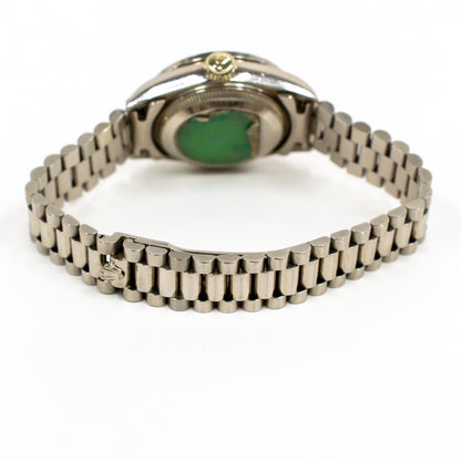 Rolex Lady Datejust 26mm Silver Diamond Dial 69139G (1992)