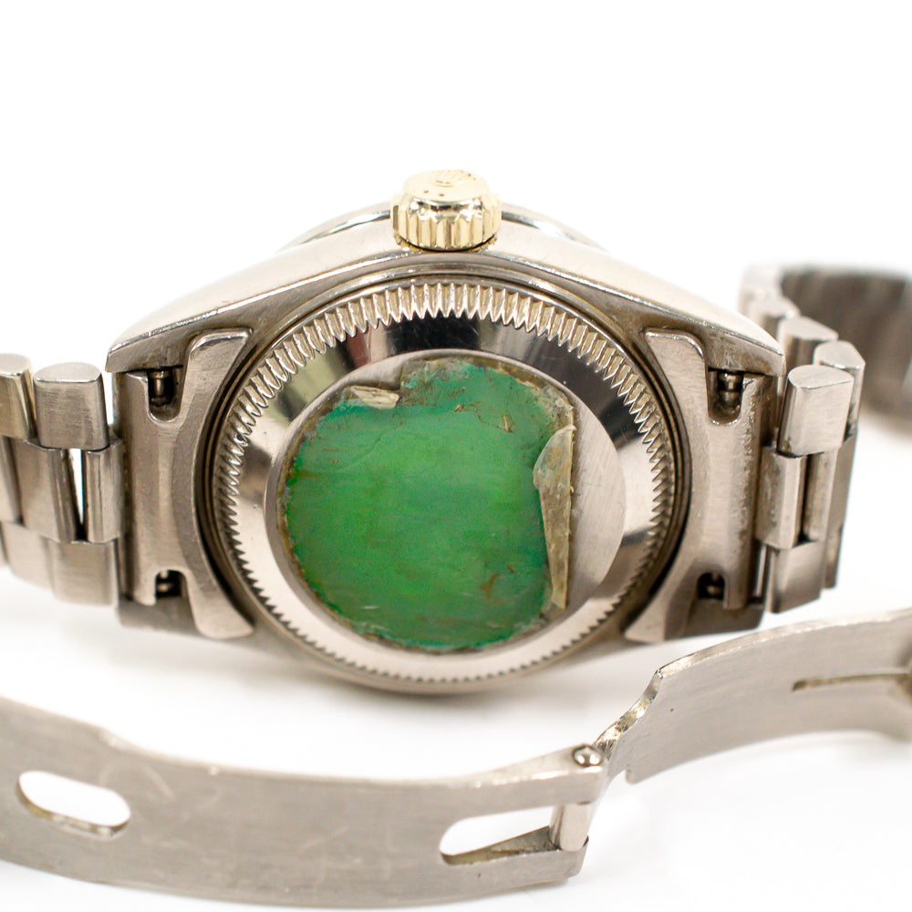 Rolex Lady Datejust 26mm Silver Diamond Dial 69139G (1992)