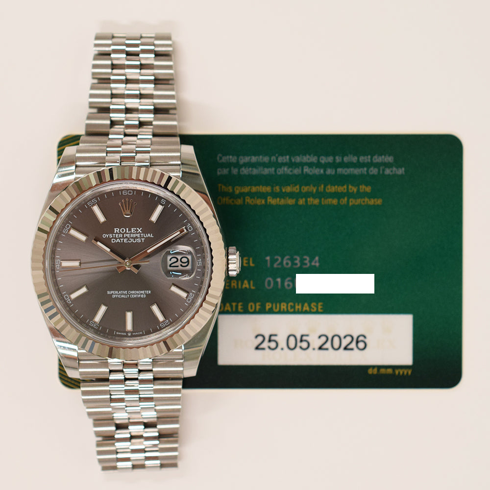 Rolex Datejust 41mm Slate Dial 126334 (2026)