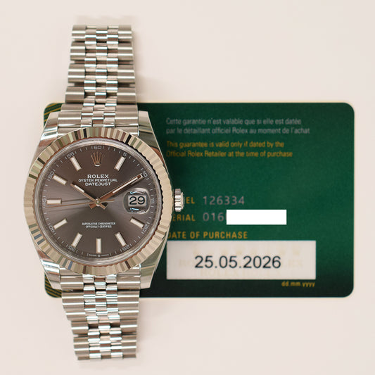 Rolex Datejust 41mm Slate Dial 126334 (2026)