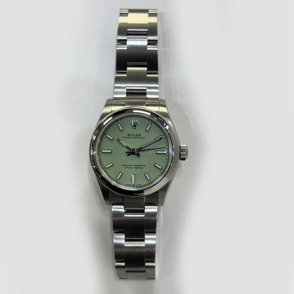 Rolex Oyster Perpetual 31mm Pistachio Dial 277200 (2025)
