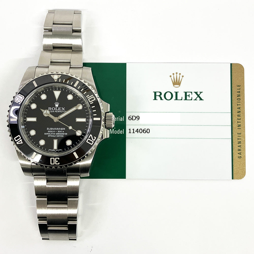 Rolex Submariner Black Dial 114060