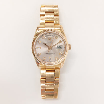 Rolex Day-Date 36mm Pink Diamond Dial 118235A (2002)