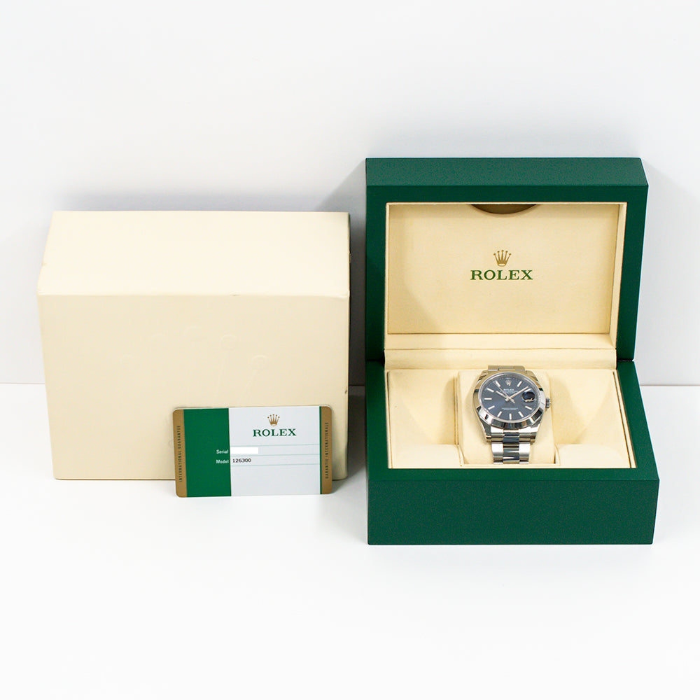 Rolex Datejust 41mm Blue Dial 126300 (2018)