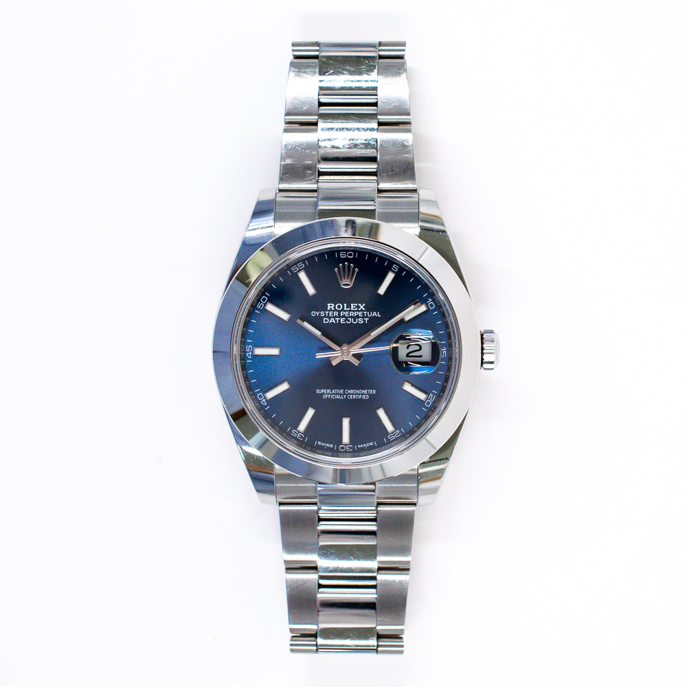 Rolex Datejust 41mm Blue Dial 126300 (2018)