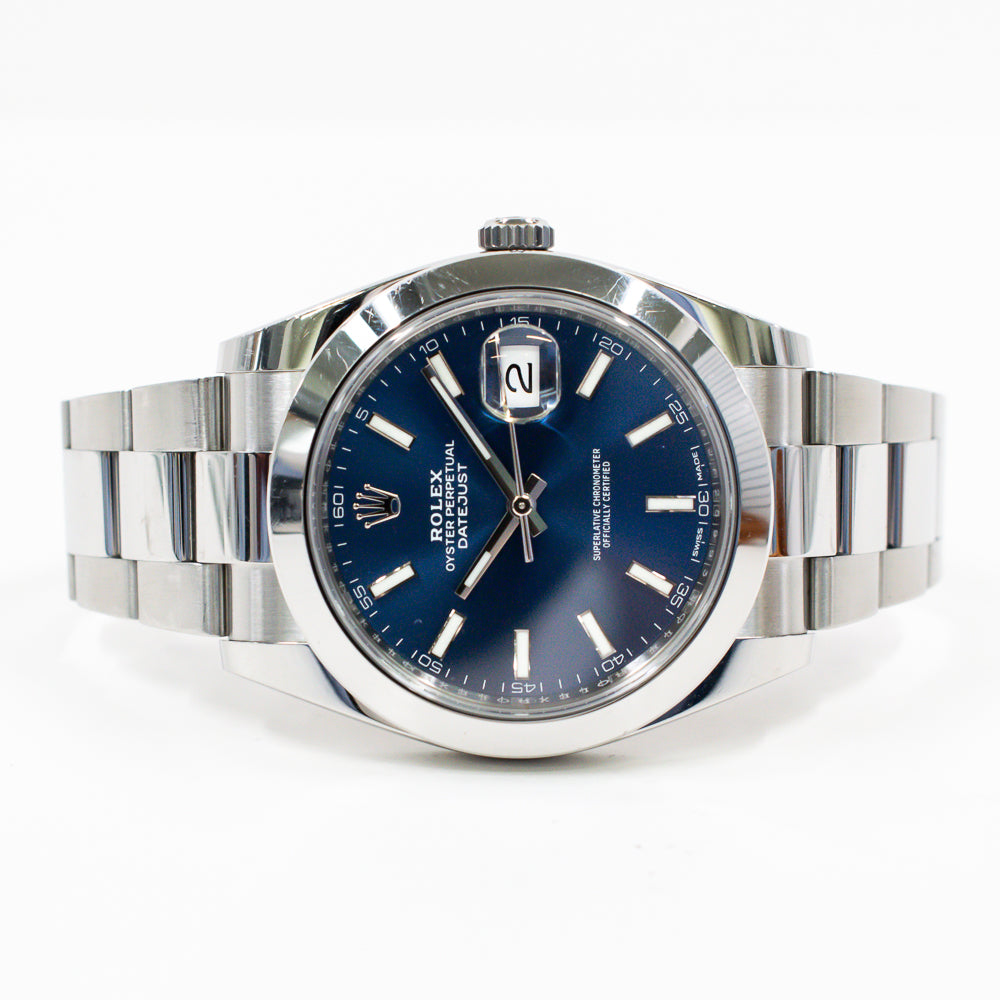 Rolex Datejust 41mm Blue Dial 126300 (2018)