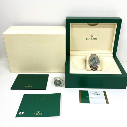 Rolex Day-Date 40mm Green Dial 228239