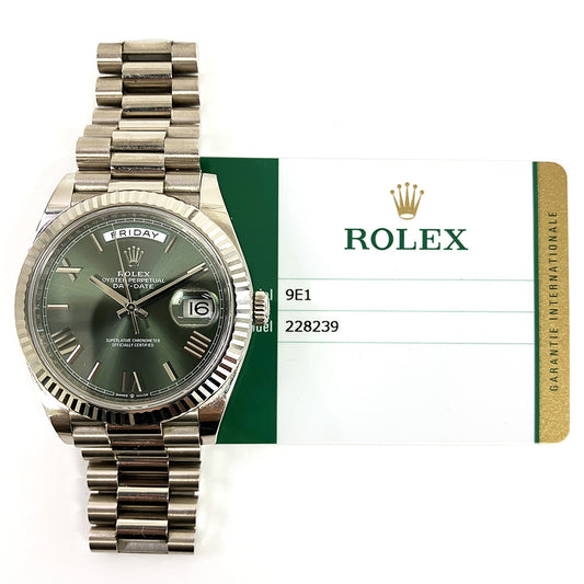 Rolex Day-Date 40mm Green Dial 228239